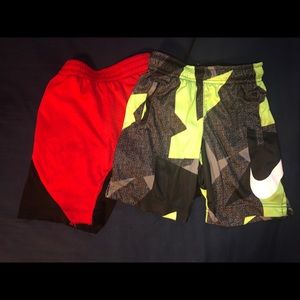 Two Dri-Fit Boys Nike Shorts